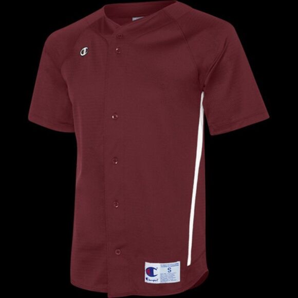 Champion Other - Champion Sports Full-Button Baseball Jersey YM OR YL One Jersey for the price